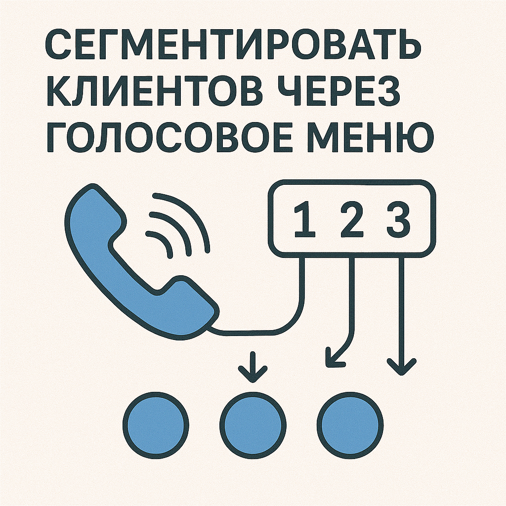 Как сегментировать клиентов через голосовое меню